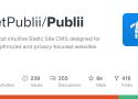 GitHub - GetPublii/Publii: Publii is a desktop-based CMS for Windows, Mac and Linux that makes creating static websites fast and hassle-free, even for beginners.