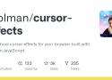tholman/cursor-effects: Old-school cursor effects for your browser built with modern JavaScript