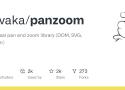 anvaka/panzoom: Universal pan and zoom library